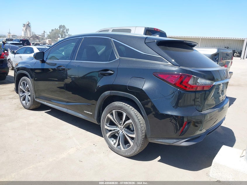 2019 Lexus Rx 450h VIN 2T2BGMCA9KC037682 IAAI salvage auction — LEFT FRONT, Clear-Dealer Only (Texas), sold $18,950 on 2026-07-29 (photo 3)
