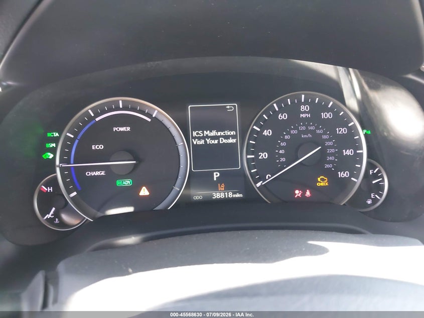 2019 Lexus Rx 450h VIN 2T2BGMCA9KC037682 IAAI salvage auction — LEFT FRONT, Clear-Dealer Only (Texas), sold $18,950 on 2026-07-29 (photo 7)