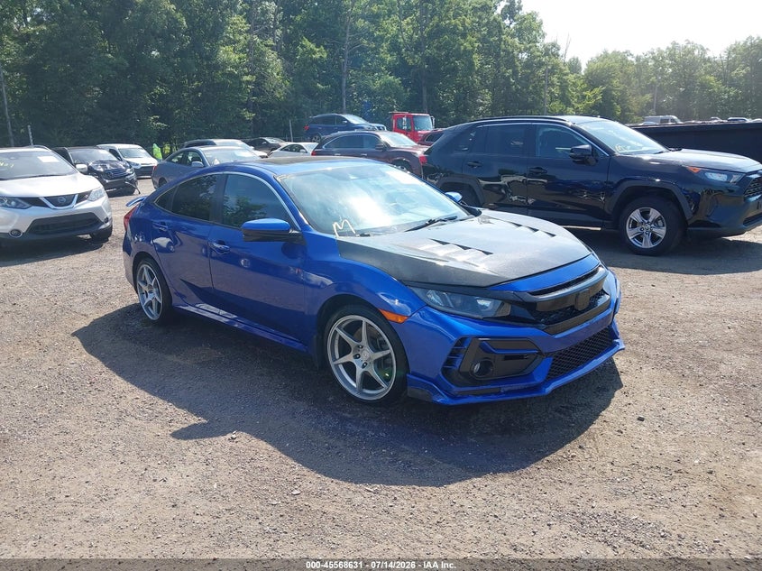 2020 Honda Civic VIN 2HGFC1E58LH707487 — IAAI salvage auction photo