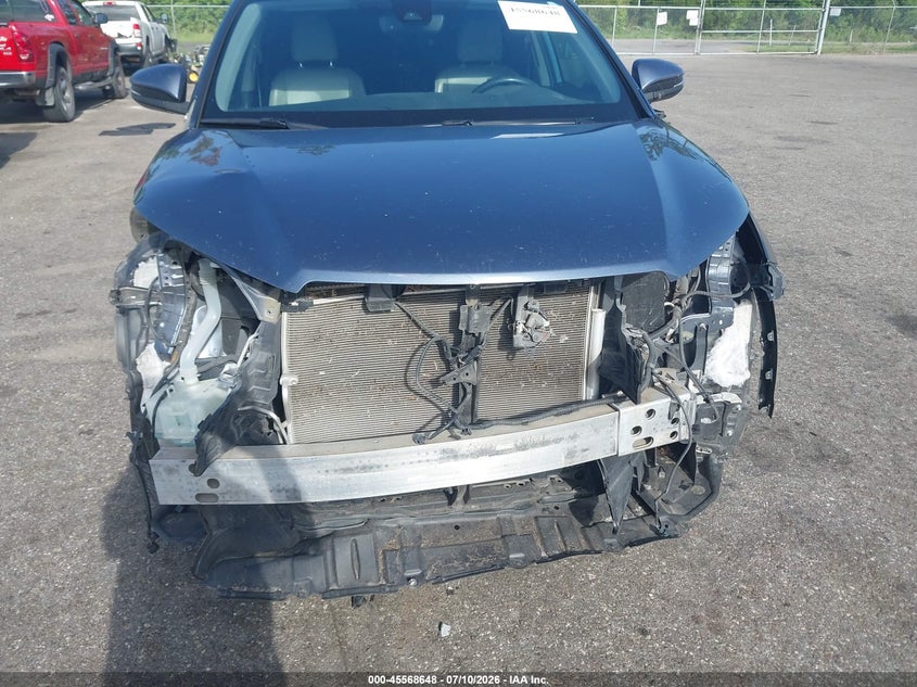 2019 Toyota Highlander VIN 5TDKZRFH8KS331974 IAAI salvage auction — FRONT END, Rebuildable (Florida), sold $7,100 on 2026-07-28 (photo 6)