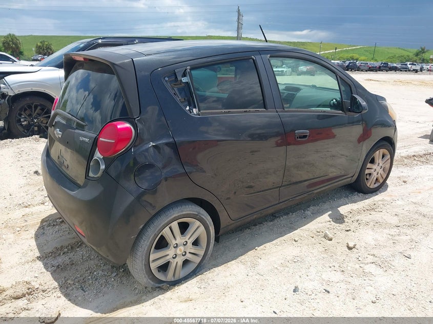 2013 Chevrolet Spark VIN KL8CD6S94DC512194 IAAI salvage auction — NORMAL WEAR, Clear (Florida), sold $350 on 2026-07-21 (photo 4)