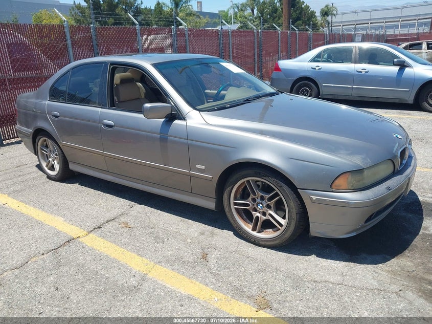 2002 BMW 5 series VIN WBADN63442GN85693 IAAI salvage auction — REAR END, Salvage (California), sold $1,250 on 2026-08-18 (photo 1)