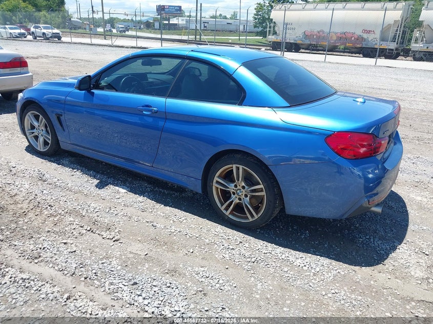 2015 BMW 4er VIN WBA3T7C58F5A36857 IAAI salvage auction — RIGHT REAR, Salvage (North Carolina), sold $4,950 on 2026-08-21 (photo 3)
