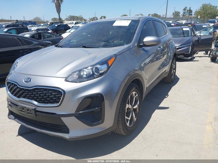 2021 Kia Sportage VIN KNDPM3AC4M7869548 IAAI salvage auction — REAR END, Wait Title, sold $3,450 on 2026-08-02 (photo 2)