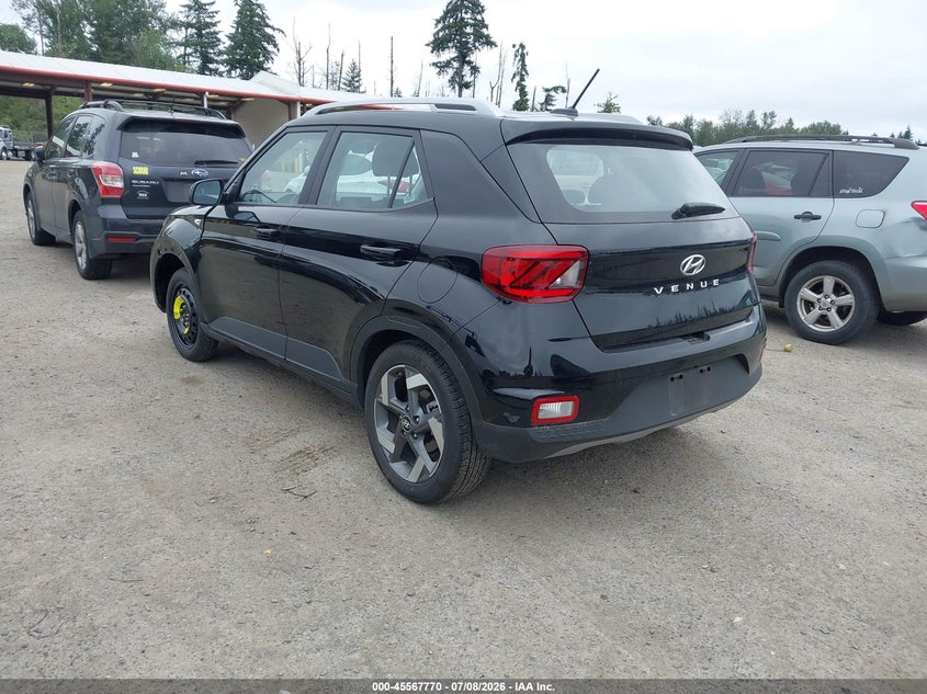 2025 Hyundai Venue VIN KMHRC8A38SU385059 IAAI salvage auction — LEFT FRONT, Salvage Title, sold $12,600 on 2026-07-22 (photo 3)