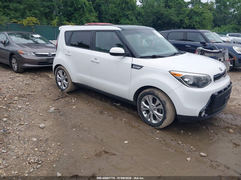 2016 Kia Soul VIN KNDJP3A5XG7335358 IAAI salvage auction — REAR END, Salvage - Greater Than 75% (Maryland), sold $800 on 2026-07-23 (photo 1)