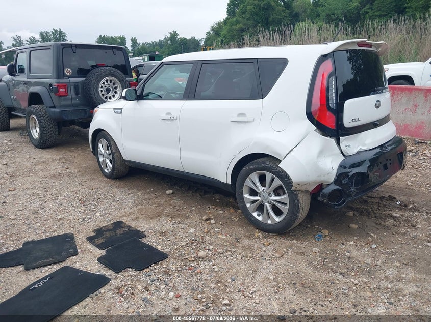 2016 Kia Soul VIN KNDJP3A5XG7335358 IAAI salvage auction — REAR END, Salvage - Greater Than 75% (Maryland), sold $800 on 2026-07-23 (photo 3)