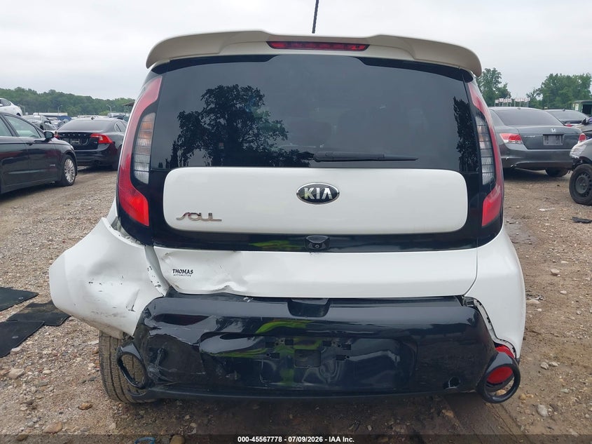 2016 Kia Soul VIN KNDJP3A5XG7335358 IAAI salvage auction — REAR END, Salvage - Greater Than 75% (Maryland), sold $800 on 2026-07-23 (photo 6)