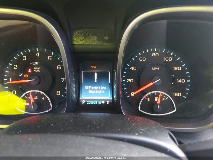 2013 Chevrolet Malibu VIN 1G11E5SA5DU134664 IAAI salvage auction — NORMAL WEAR, Salvage Title, sold $400 on 2026-07-24 (photo 7)