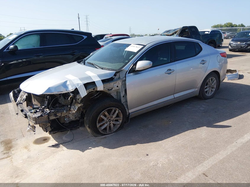 2011 Kia Optima VIN KNAGM4A73B5137524 IAAI salvage auction — FRONT END, Salvage (Tennessee), sold $25 on 2026-07-28 (photo 2)