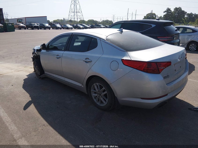 2011 Kia Optima VIN KNAGM4A73B5137524 IAAI salvage auction — FRONT END, Salvage (Tennessee), sold $25 on 2026-07-28 (photo 3)