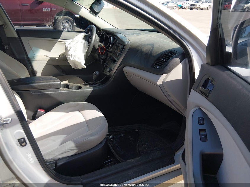 2011 Kia Optima VIN KNAGM4A73B5137524 IAAI salvage auction — FRONT END, Salvage (Tennessee), sold $25 on 2026-07-28 (photo 5)