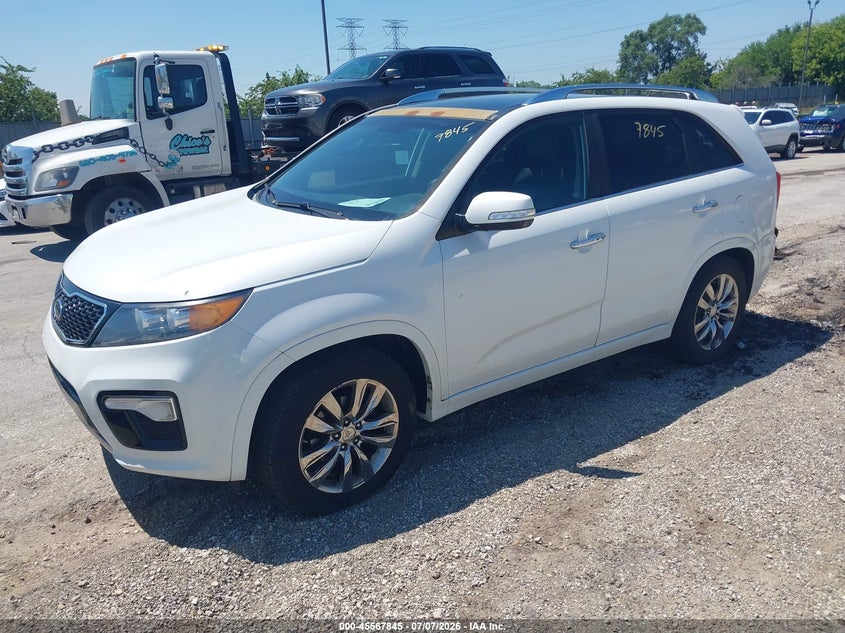 2012 Kia Sorento VIN 5XYKW4A2XCG268857 IAAI salvage auction — NORMAL WEAR, Clear (Illinois), sold $2,350 on 2026-07-13 (photo 2)