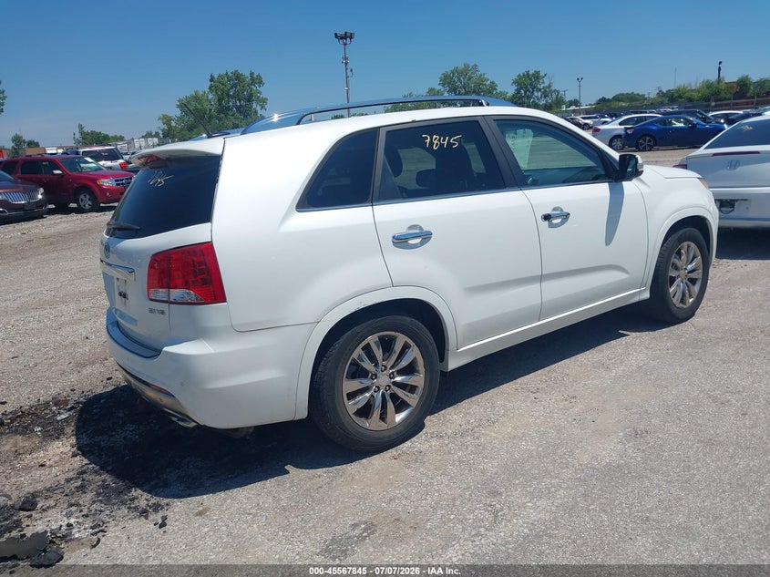 2012 Kia Sorento VIN 5XYKW4A2XCG268857 IAAI salvage auction — NORMAL WEAR, Clear (Illinois), sold $2,350 on 2026-07-13 (photo 4)