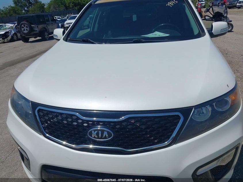 2012 Kia Sorento VIN 5XYKW4A2XCG268857 IAAI salvage auction — NORMAL WEAR, Clear (Illinois), sold $2,350 on 2026-07-13 (photo 6)