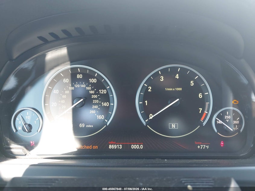 2012 BMW 6er VIN WBALZ3C57CC397797 IAAI salvage auction — NORMAL WEAR, Salvage Title, sold $2,000 on 2026-07-15 (photo 7)