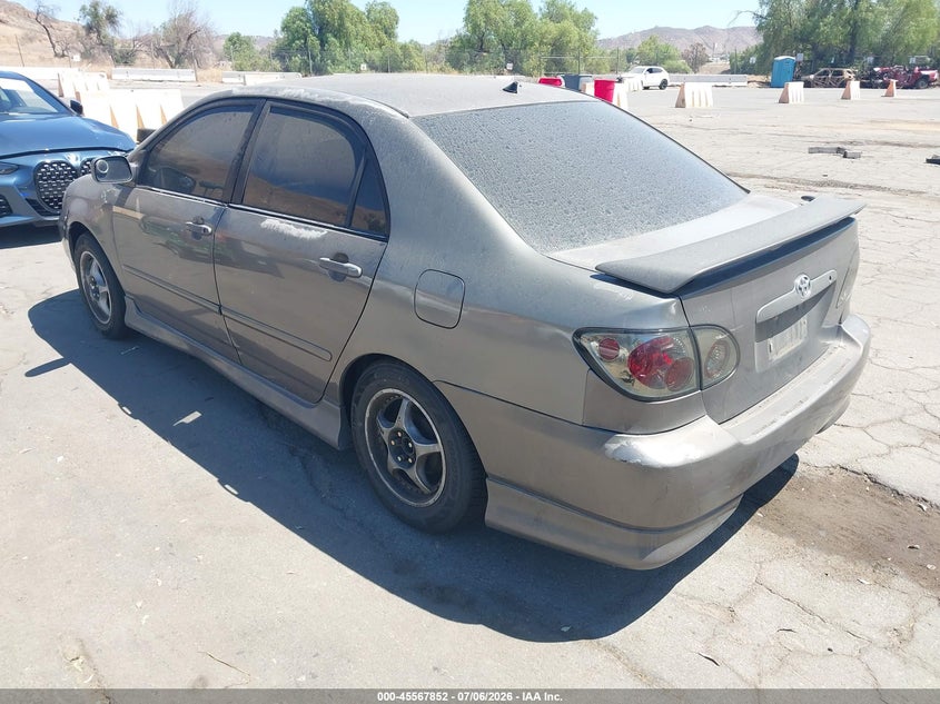 2004 Toyota Corolla VIN 1NXBR32E14Z200534 IAAI salvage auction — NORMAL WEAR, Clear - Dealer Only (California), sold $875 on 2026-08-02 (photo 3)
