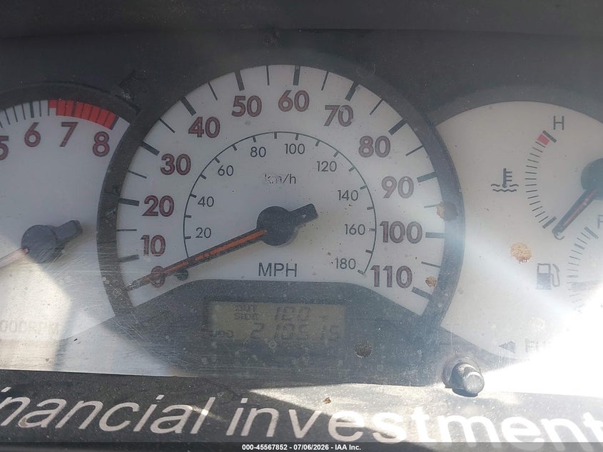 2004 Toyota Corolla VIN 1NXBR32E14Z200534 IAAI salvage auction — NORMAL WEAR, Clear - Dealer Only (California), sold $875 on 2026-08-02 (photo 7)