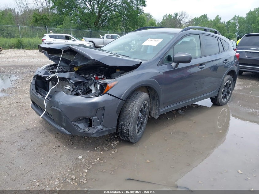 2021 Subaru Xv VIN JF2GTAPC8M8261431 IAAI salvage auction — LEFT FRONT, Scrap (Michigan), sold $1,900 on 2026-08-22 (photo 2)