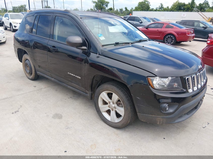 2017 Jeep Compass VIN 1C4NJCBA4HD124044 IAAI salvage auction — NORMAL WEAR, Salvage Title, sold $875 on 2026-07-24 (photo 1)