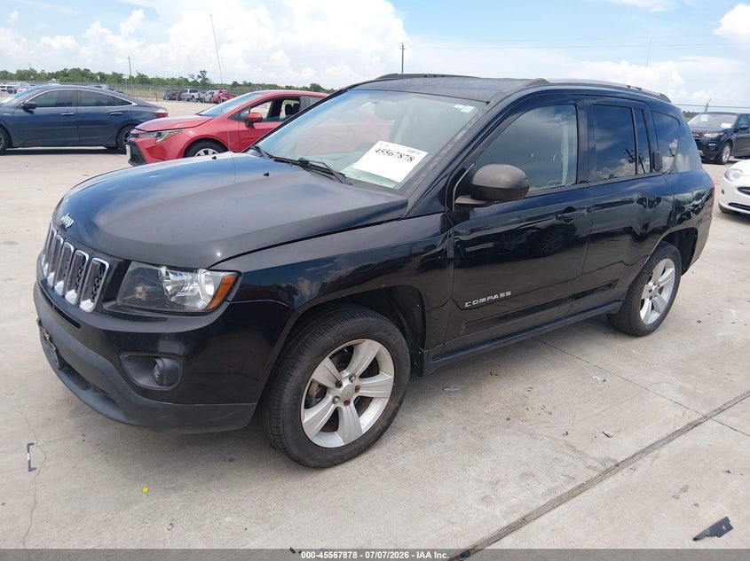 2017 Jeep Compass VIN 1C4NJCBA4HD124044 IAAI salvage auction — NORMAL WEAR, Salvage Title, sold $875 on 2026-07-24 (photo 2)