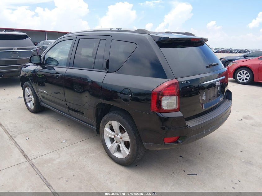 2017 Jeep Compass VIN 1C4NJCBA4HD124044 IAAI salvage auction — NORMAL WEAR, Salvage Title, sold $875 on 2026-07-24 (photo 3)