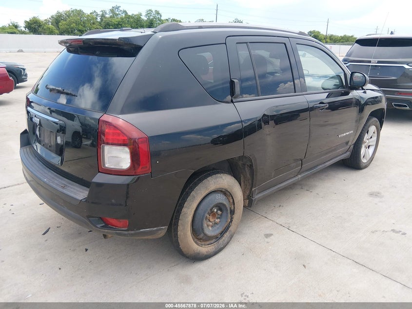 2017 Jeep Compass VIN 1C4NJCBA4HD124044 IAAI salvage auction — NORMAL WEAR, Salvage Title, sold $875 on 2026-07-24 (photo 4)