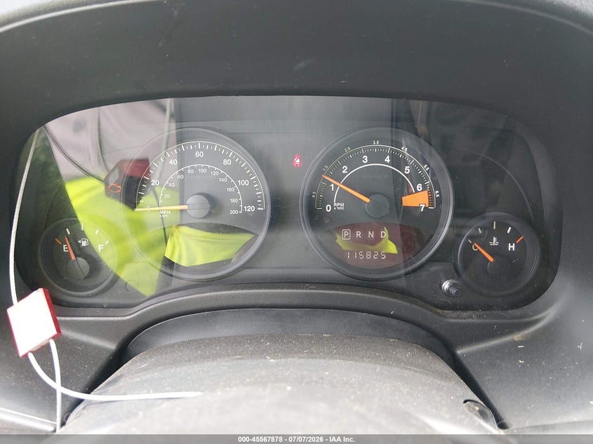 2017 Jeep Compass VIN 1C4NJCBA4HD124044 IAAI salvage auction — NORMAL WEAR, Salvage Title, sold $875 on 2026-07-24 (photo 7)