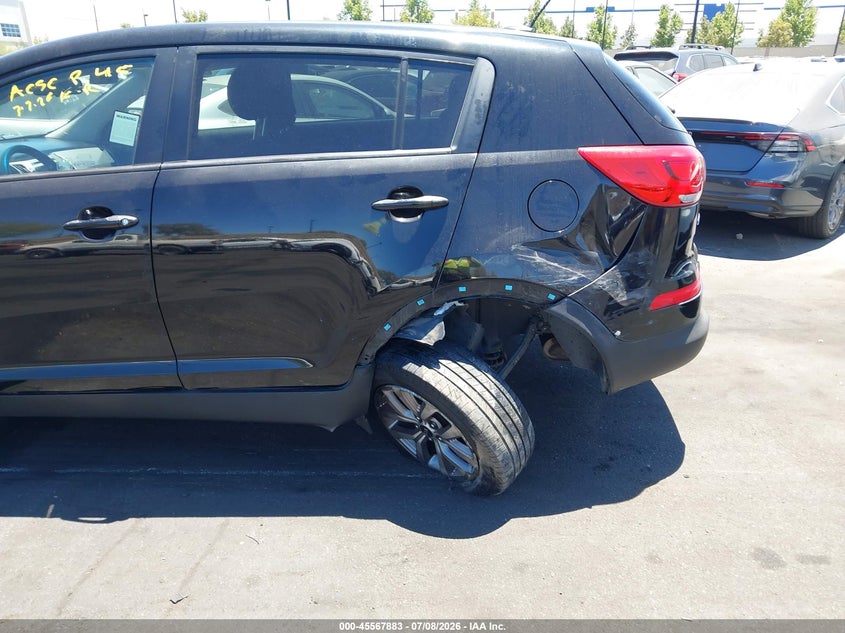 2015 Kia Sportage VIN KNDPB3AC3F7759681 IAAI salvage auction — LEFT REAR, Salvage Title, sold $1,600 on 2026-07-17 (photo 6)