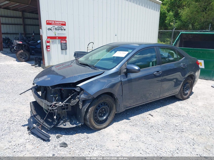 2019 Toyota Corolla VIN 5YFBURHE2KP882007 IAAI salvage auction — FRONT END, Salvage (Mississippi), sold $3,650 on 2026-07-31 (photo 2)