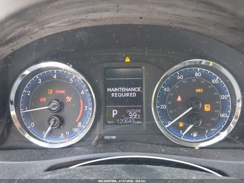 2019 Toyota Corolla VIN 5YFBURHE2KP882007 IAAI salvage auction — FRONT END, Salvage (Mississippi), sold $3,650 on 2026-07-31 (photo 7)
