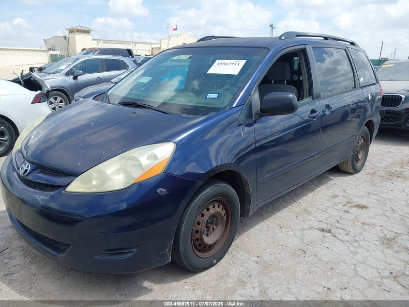 2006 Toyota Sienna VIN 5TDZA23C26S396802 IAAI salvage auction — NORMAL WEAR, Original (Texas), sold $725 on 2026-07-29 (photo 2)