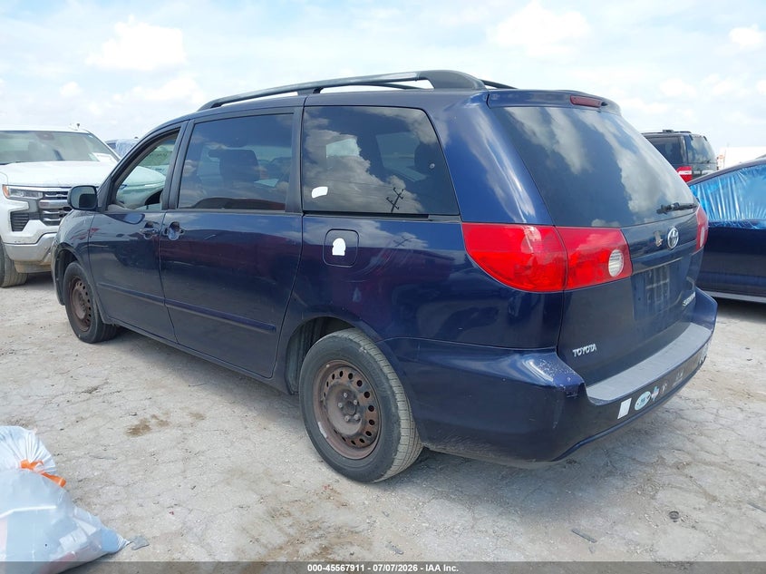 2006 Toyota Sienna VIN 5TDZA23C26S396802 IAAI salvage auction — NORMAL WEAR, Original (Texas), sold $725 on 2026-07-29 (photo 3)