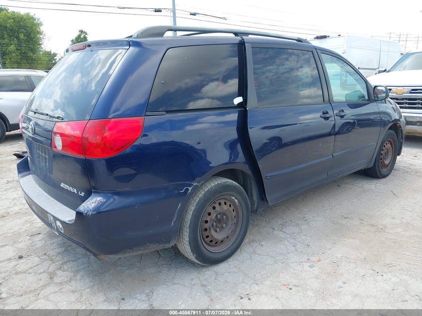 2006 Toyota Sienna VIN 5TDZA23C26S396802 IAAI salvage auction — NORMAL WEAR, Original (Texas), sold $725 on 2026-07-29 (photo 4)