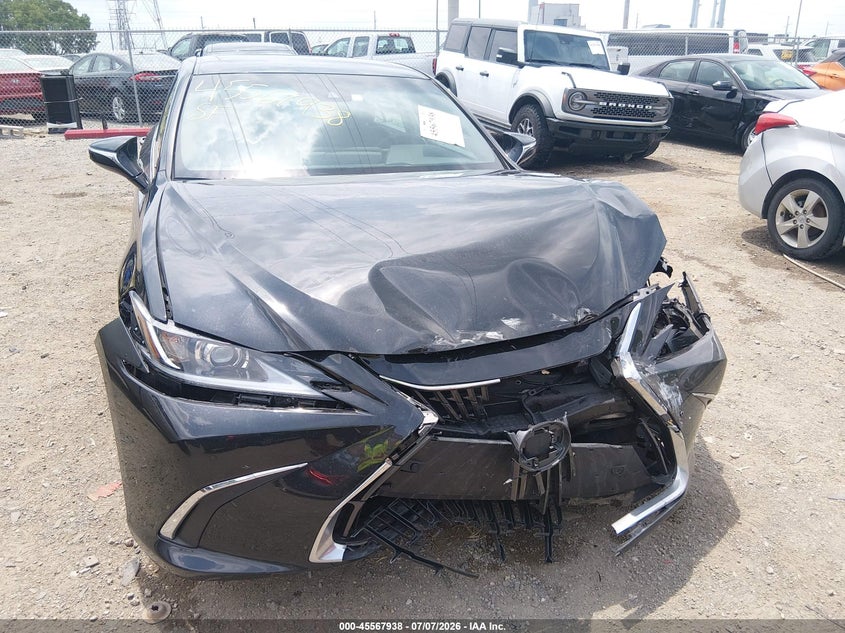 2023 Lexus ES VIN 58ADZ1B10PU152869 IAAI salvage auction — FRONT END, Salvage (Indiana), sold $13,500 on 2026-08-26 (photo 6)