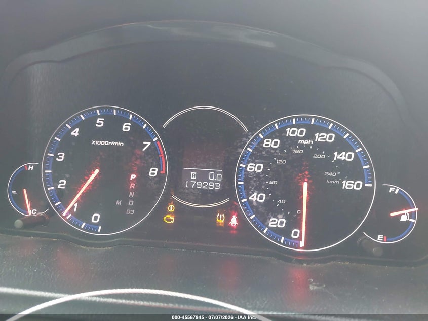 2008 Acura Tsx VIN JH4CL96838C014750 IAAI salvage auction — NORMAL WEAR, Clear (Tennessee), sold $750 on 2026-07-23 (photo 7)