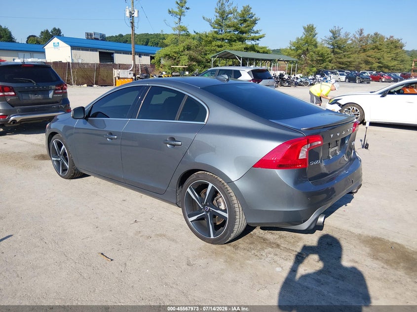 2016 Volvo S60 VIN YV126MFP0G2397477 IAAI salvage auction — REAR END, Salvage Title, sold $2,700 on 2026-08-15 (photo 3)