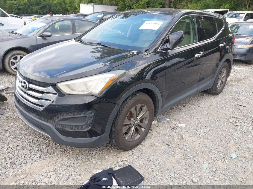 2013 Hyundai Santa fe VIN 5XYZT3LB5DG073734 IAAI salvage auction — RIGHT FRONT, Clear (Tennessee), sold $1,350 on 2026-07-16 (photo 2)