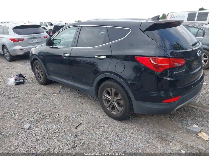 2013 Hyundai Santa fe VIN 5XYZT3LB5DG073734 IAAI salvage auction — RIGHT FRONT, Clear (Tennessee), sold $1,350 on 2026-07-16 (photo 3)