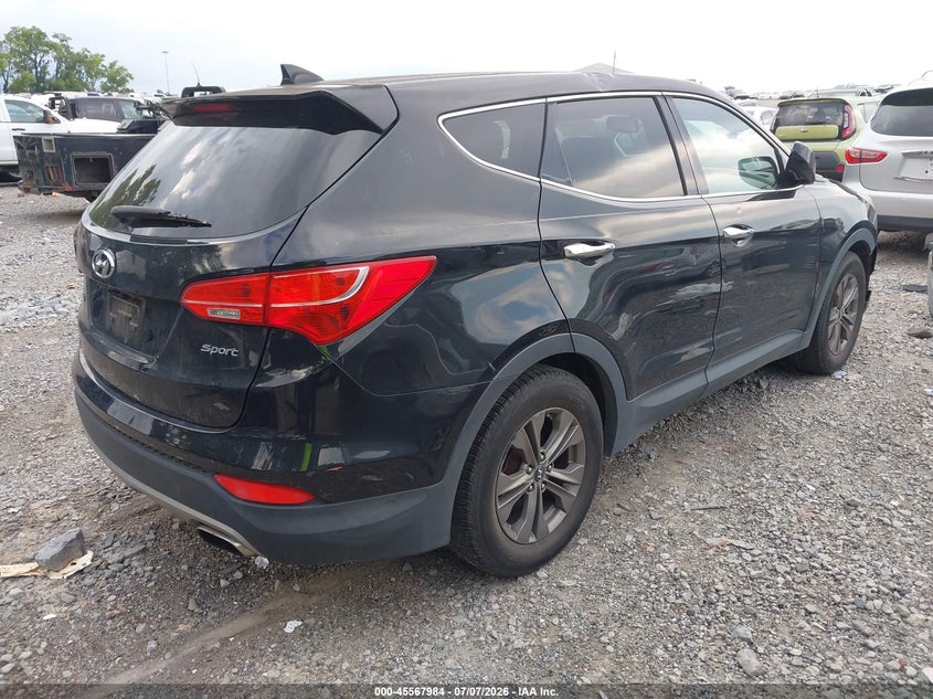 2013 Hyundai Santa fe VIN 5XYZT3LB5DG073734 IAAI salvage auction — RIGHT FRONT, Clear (Tennessee), sold $1,350 on 2026-07-16 (photo 4)