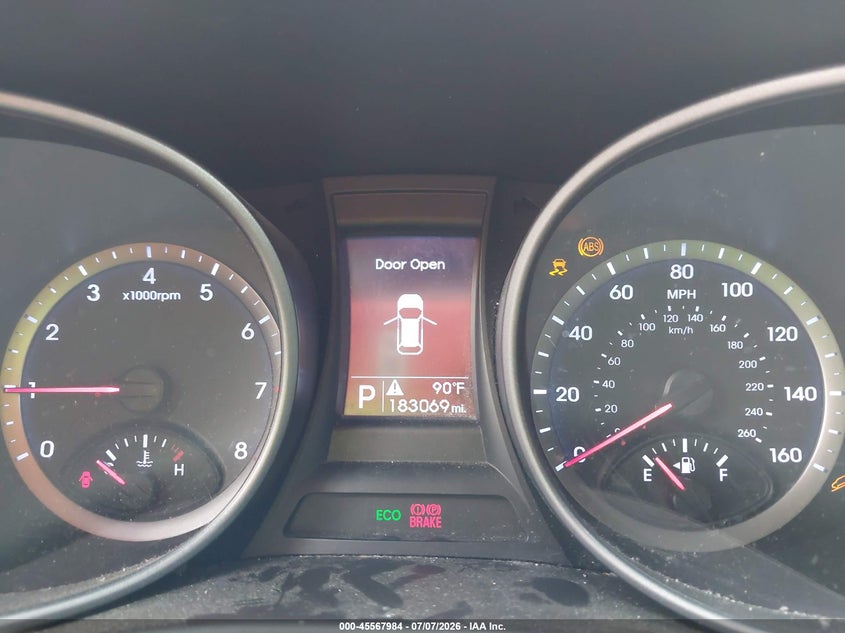2013 Hyundai Santa fe VIN 5XYZT3LB5DG073734 IAAI salvage auction — RIGHT FRONT, Clear (Tennessee), sold $1,350 on 2026-07-16 (photo 7)