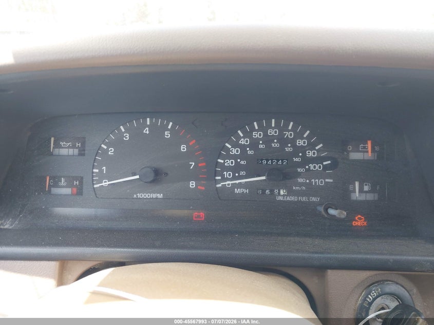 1997 Toyota T100 VIN JT4UN22D1V0035412 IAAI salvage auction — REAR END, Salvage (California), sold $1,450 on 2026-07-19 (photo 7)