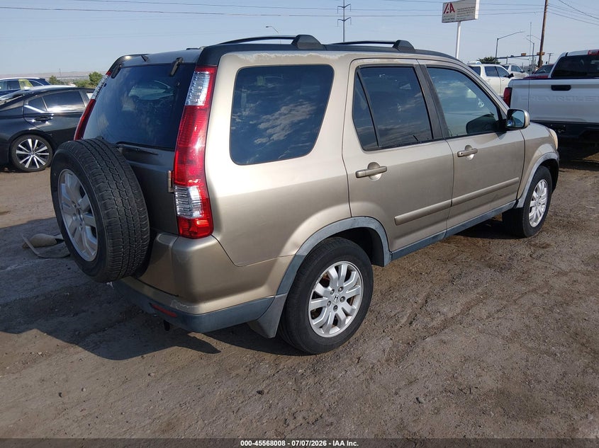2005 Honda Cr-v VIN JHLRD78975C031729 IAAI salvage auction — ENGINE DAMAGE, Clear (New Mexico), sold $825 on 2026-07-29 (photo 4)