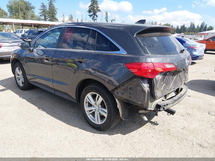 2015 Acura Rdx VIN 5J8TB4H54FL013972 IAAI salvage auction — REAR END, Salvage Title, sold $2,350 on 2026-07-29 (photo 3)