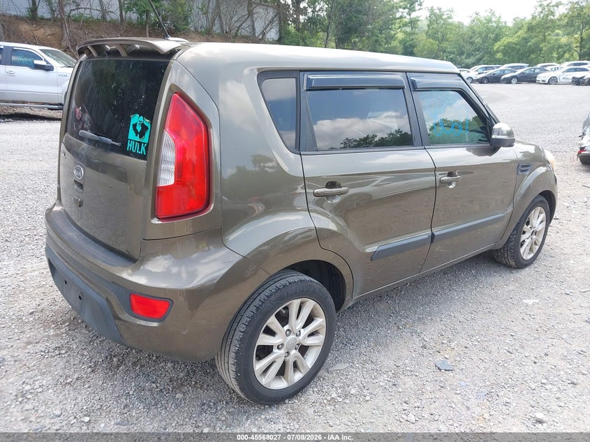 2012 Kia Soul VIN KNDJT2A64C7412587 IAAI salvage auction — LEFT SIDE, Salvage Title, sold $175 on 2026-07-28 (photo 4)