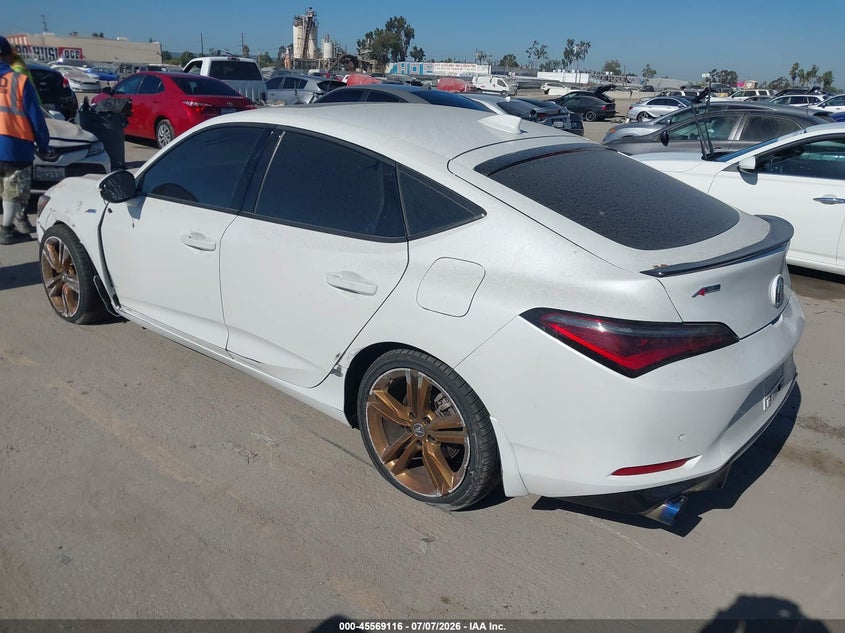 2024 Acura Integra VIN 19UDE4G70RA001378 IAAI salvage auction — LEFT FRONT, Salvage Title, sold $8,000 on 2026-07-31 (photo 3)