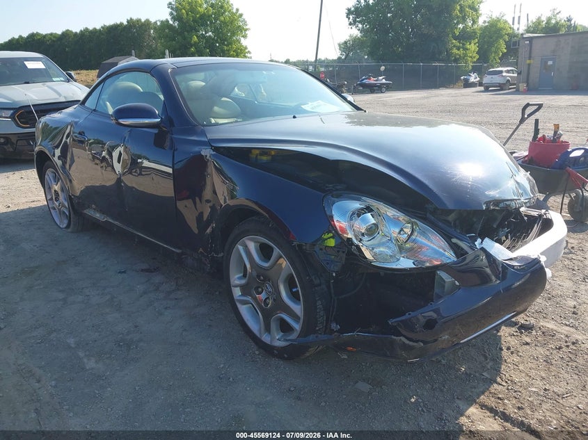 2008 Lexus Sc 430 VIN JTHFN45Y189019986 IAAI salvage auction — FRONT & REAR, Mv-907A (New York), sold $375 on 2026-07-30 (photo 1)