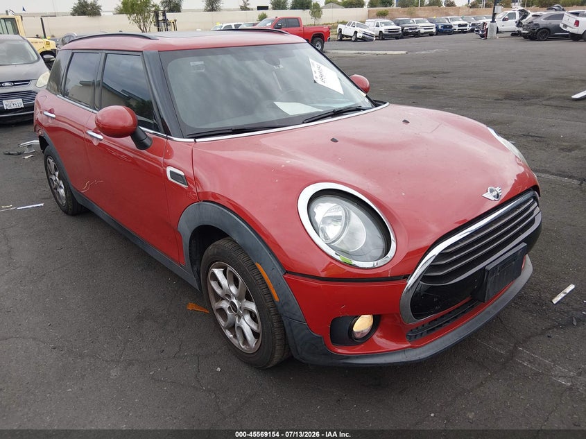 2016 Mini Clubman VIN WMWLN5C55G2E06972 IAAI salvage auction — REAR END, Salvage Title, sold $600 on 2026-07-24 (photo 1)