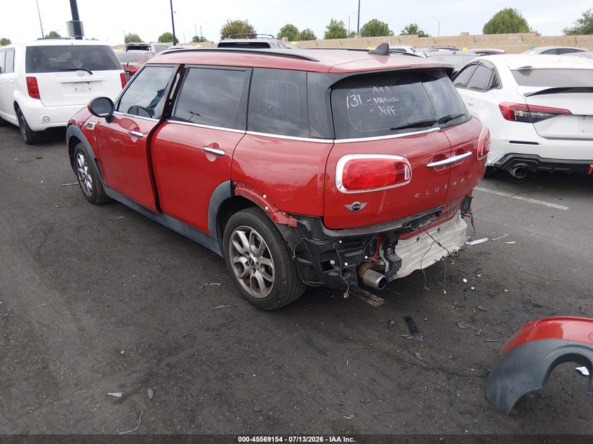 2016 Mini Clubman VIN WMWLN5C55G2E06972 IAAI salvage auction — REAR END, Salvage Title, sold $600 on 2026-07-24 (photo 3)