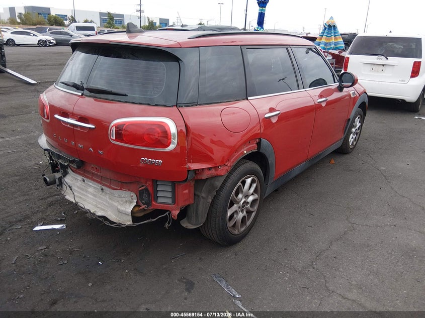 2016 Mini Clubman VIN WMWLN5C55G2E06972 IAAI salvage auction — REAR END, Salvage Title, sold $600 on 2026-07-24 (photo 4)